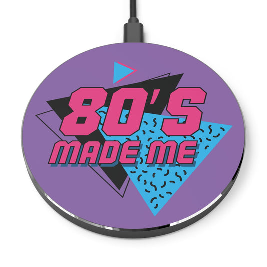 Personalized Wireless Charger: 80's Made Me Design