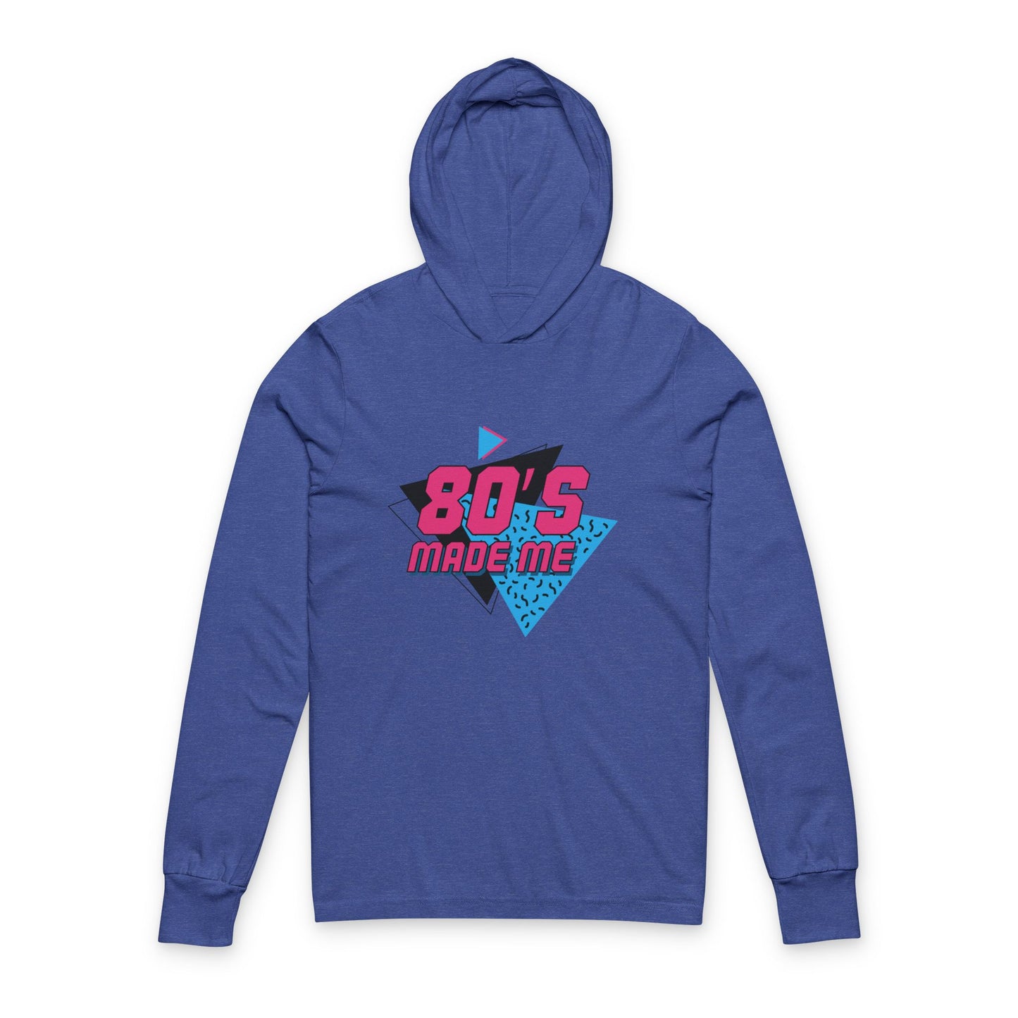 Retro 80s Unisex Hooded Long Sleeve Tee