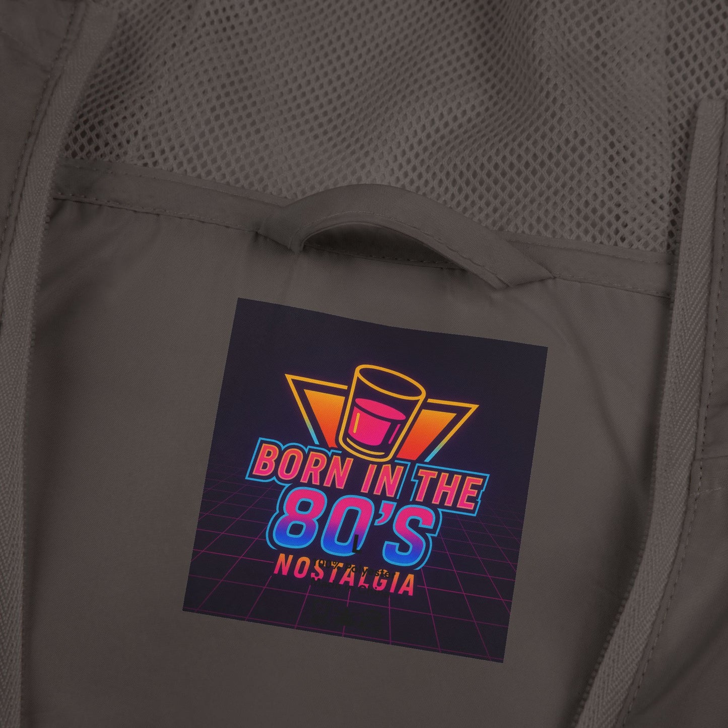 Windbreaker Jacket — 'Be Cool Stay Calm' Retro 90s Graphic