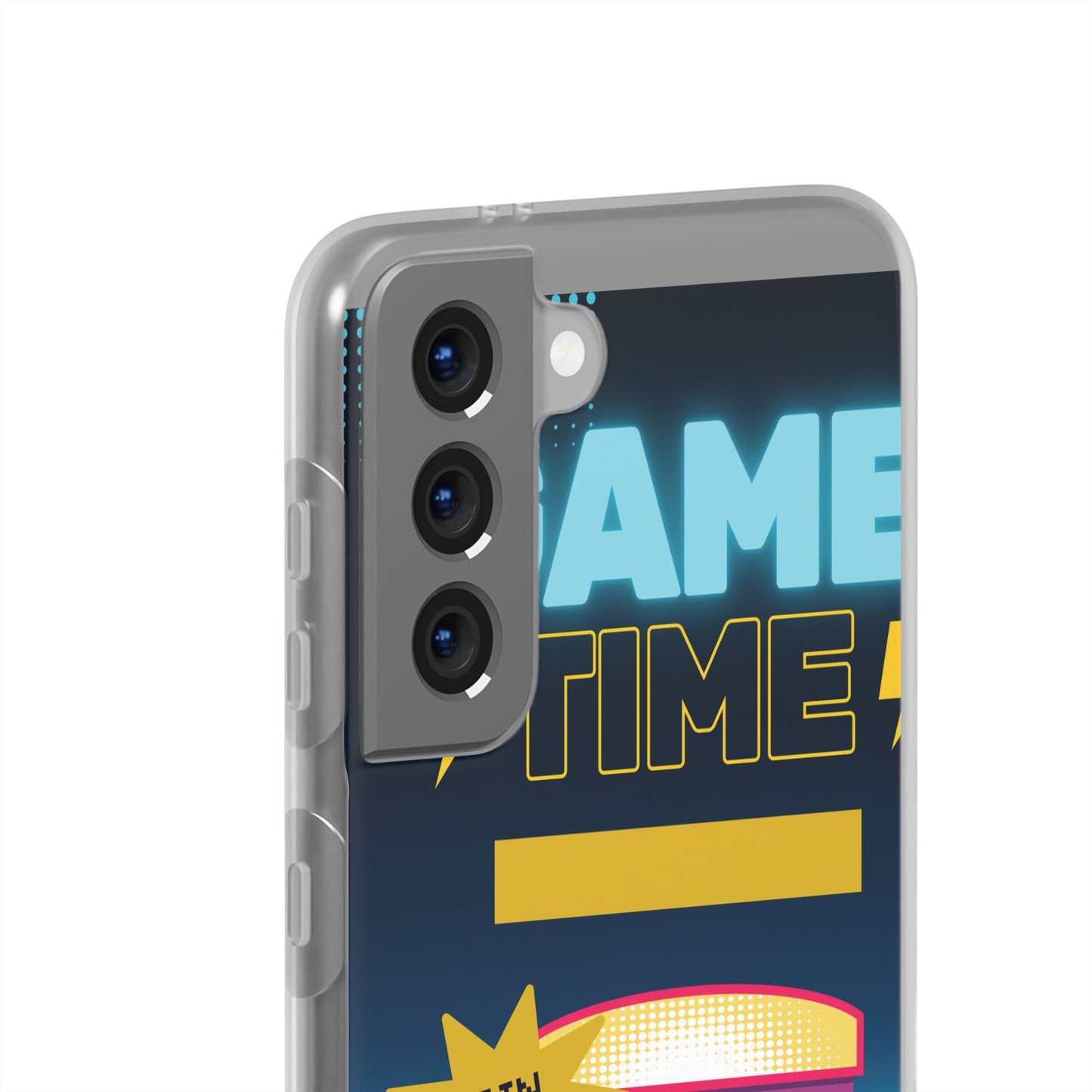 Retro Arcade Game Time Phone Case — 'Game Time' Flexi Phone Cover