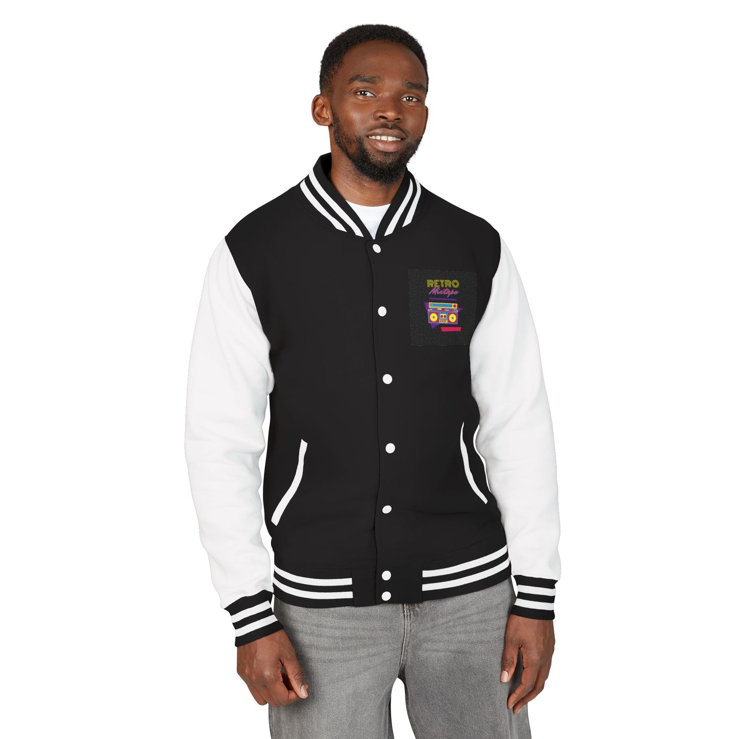 Retro 80s Letterman Jacket
