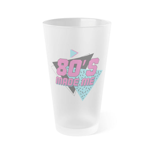 80's Nostalgia Frosted Pint Glass
