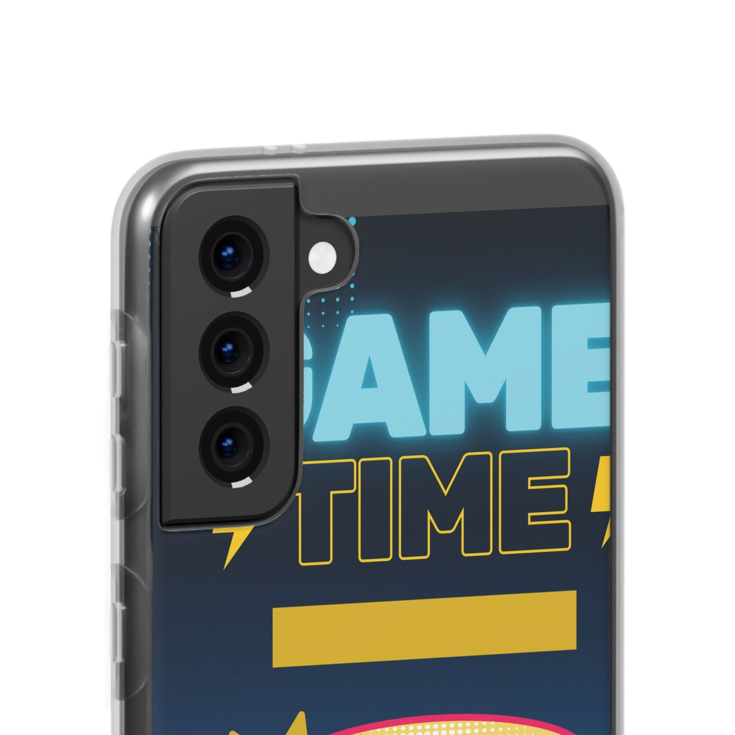 Retro Arcade Game Time Phone Case — 'Game Time' Flexi Phone Cover