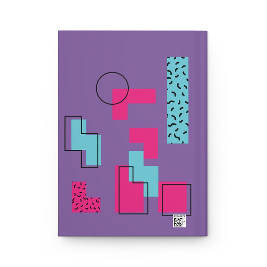 Retro 80's Hardcover Journal, Matte Finish