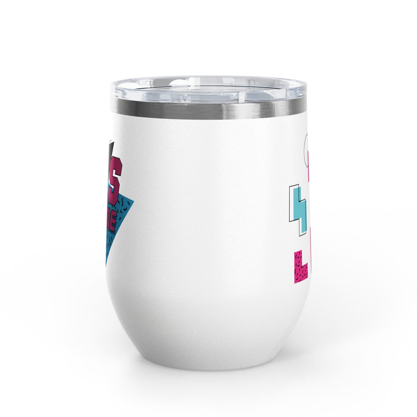 80's Made Me Wine Tumbler - 12oz Retro Drinkware