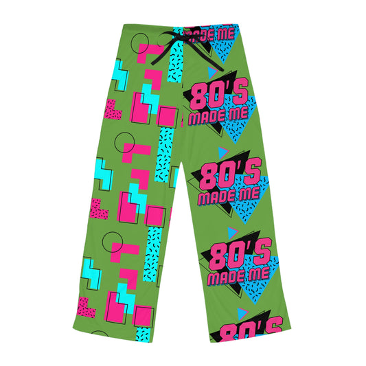Retro 80's Women's Pajama Pants - Colorful AOP Sleepwear