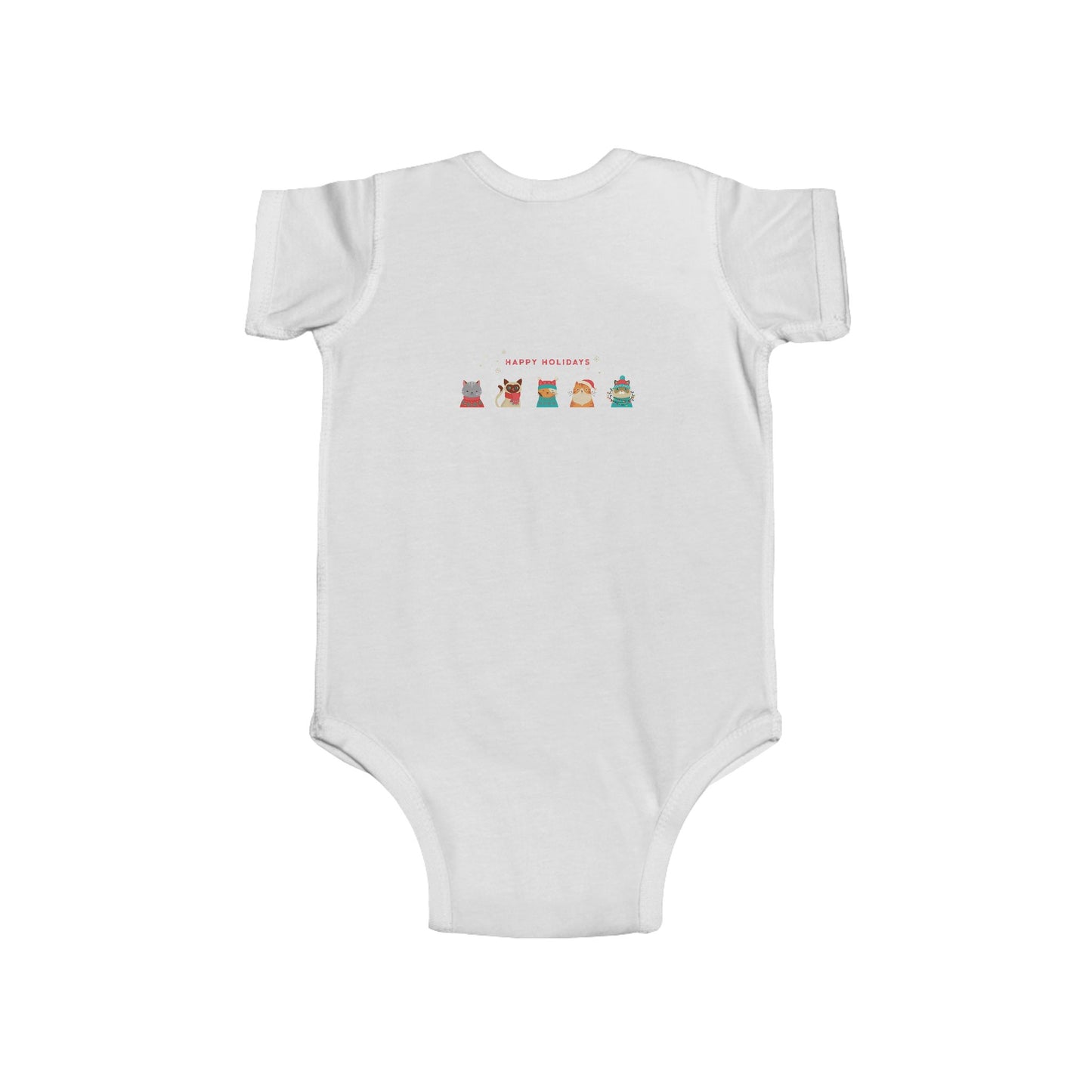 Cute Christmas Crew Infant Bodysuit — Santa, Elf & Friends Holiday Baby Onesie