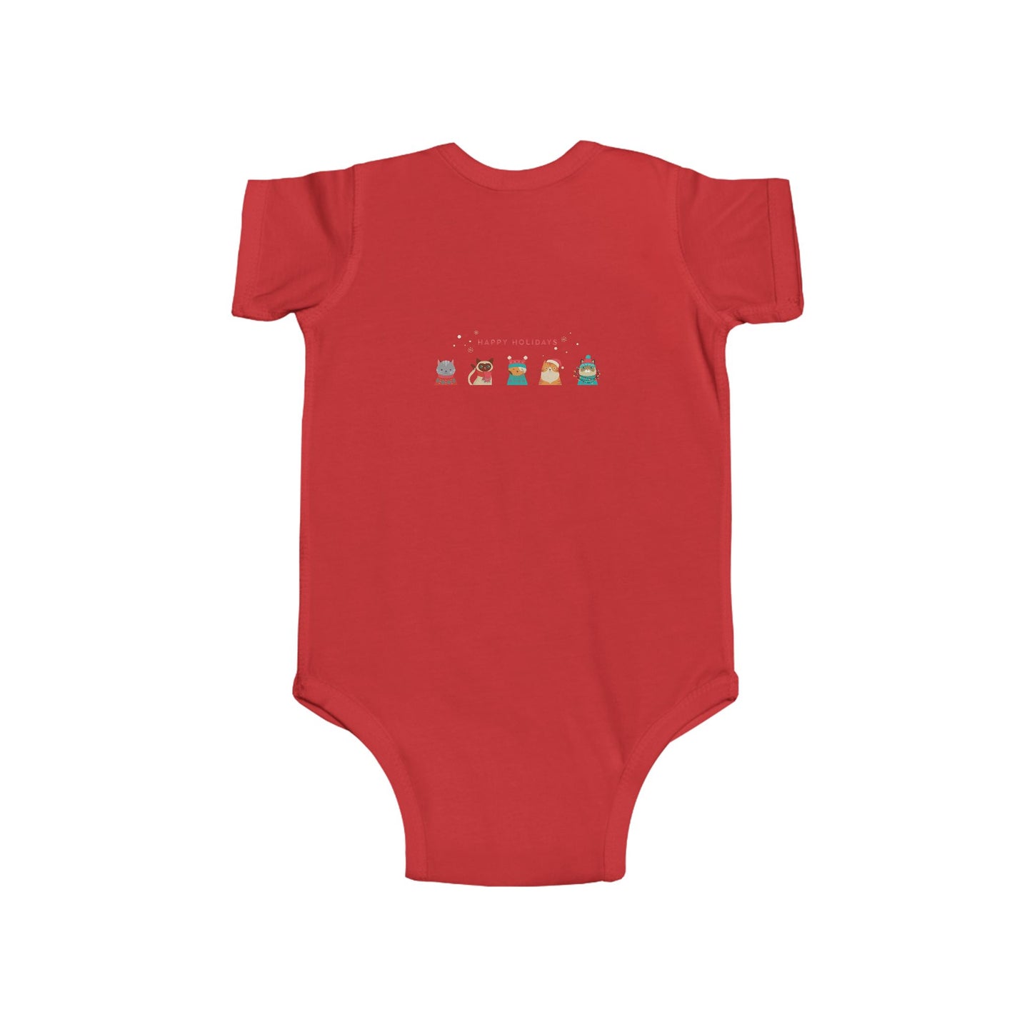Cute Christmas Crew Infant Bodysuit — Santa, Elf & Friends Holiday Baby Onesie