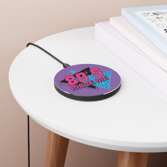 Personalized Wireless Charger: 80's Made Me Design