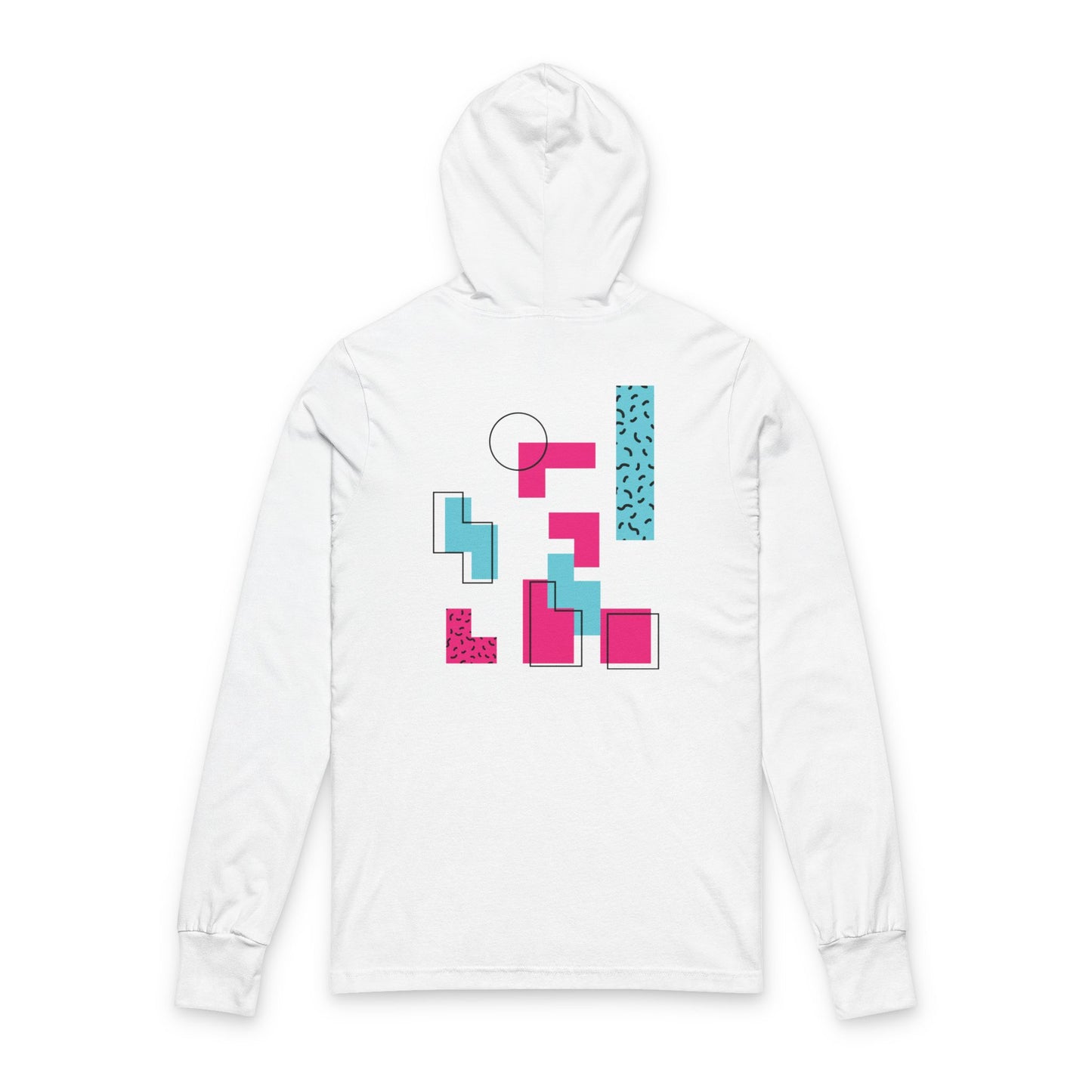 Retro 80s Unisex Hooded Long Sleeve Tee