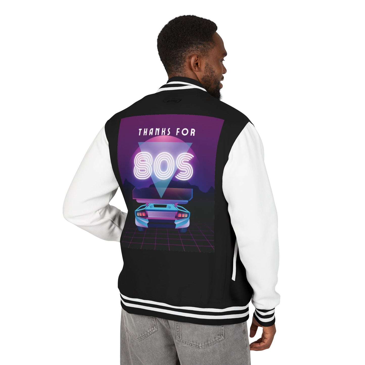 Retro 80s Letterman Jacket